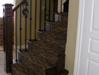 Stair and railing