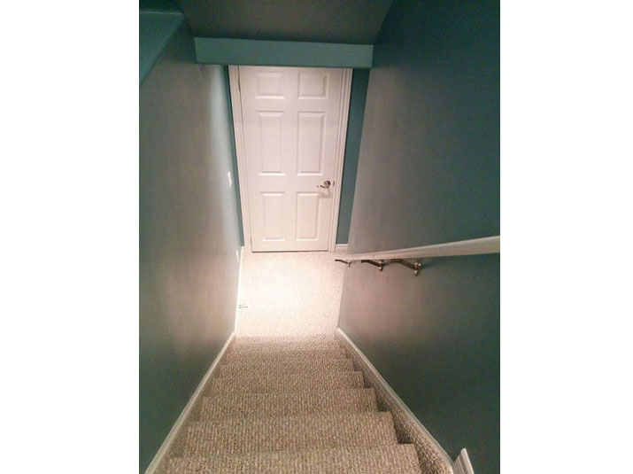 Basement stairwell