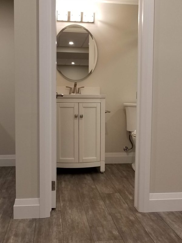 3-piece basement bathroom