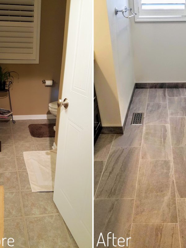 Before and After Flooring