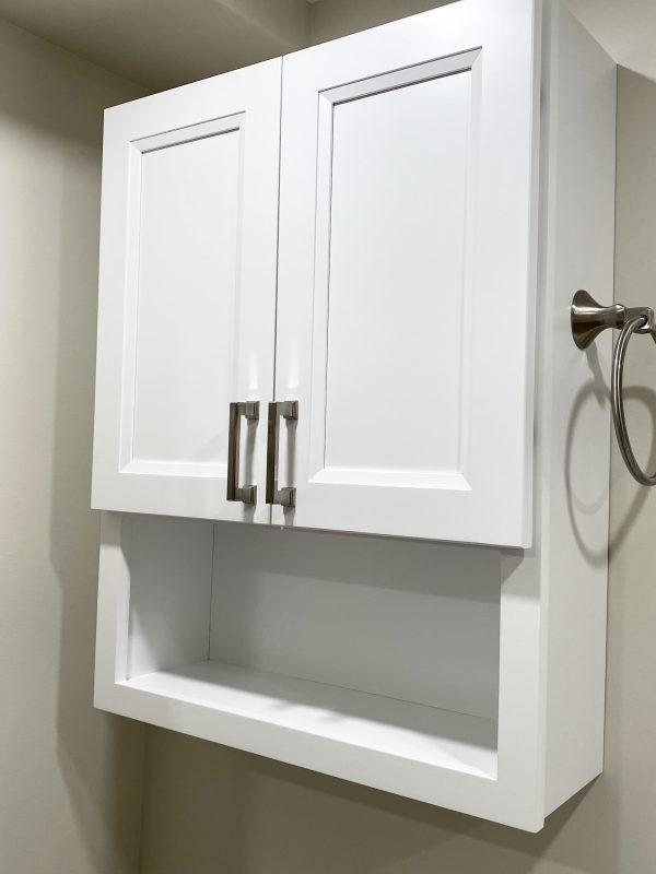 White storage cabinet (OTJ)