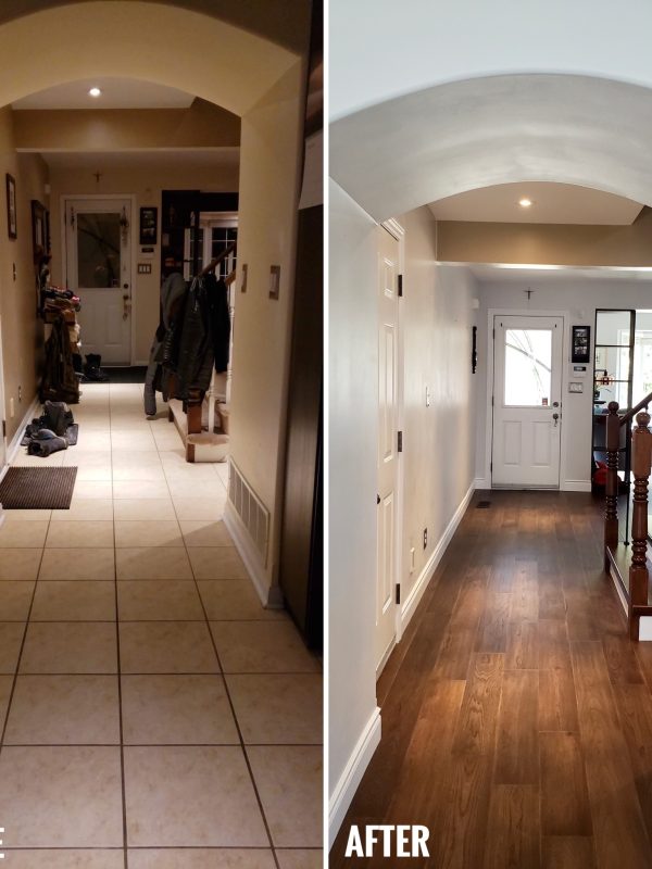 Before and After Foyer