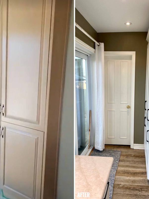 Before and After pantry