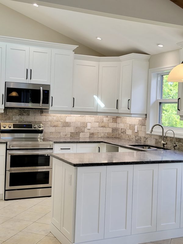 kitchen reface featuring Caesarstone countertop