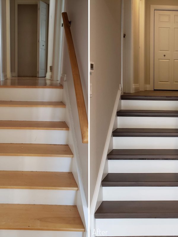 Before and After staircase