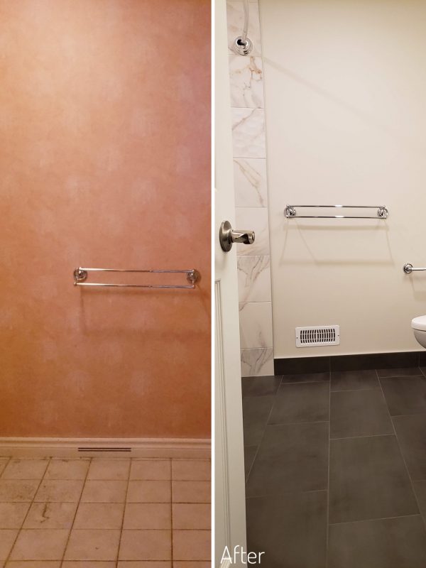 Before and After Main Bathroom