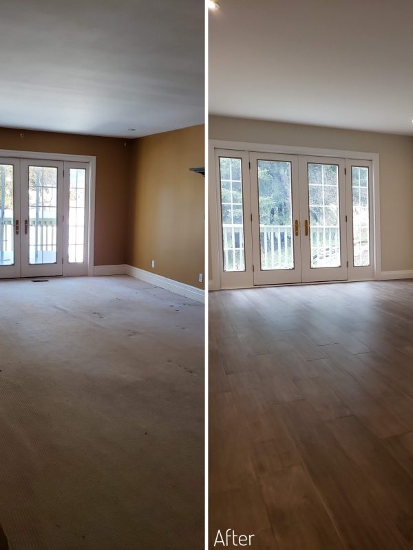 Before and After Master bedroom