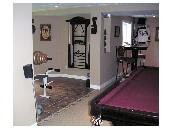 Basement foyer entrance