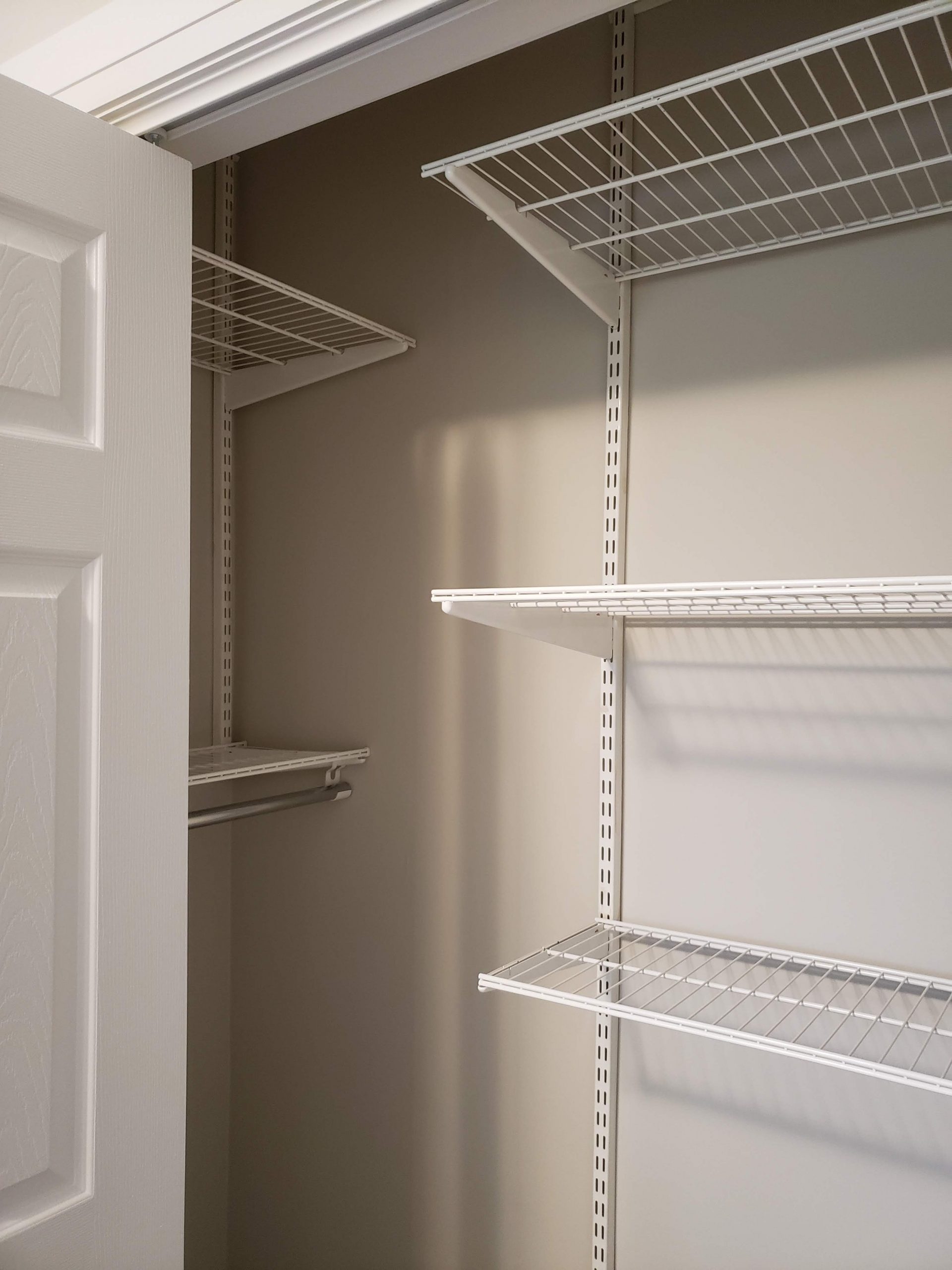 Bedroom closet updated