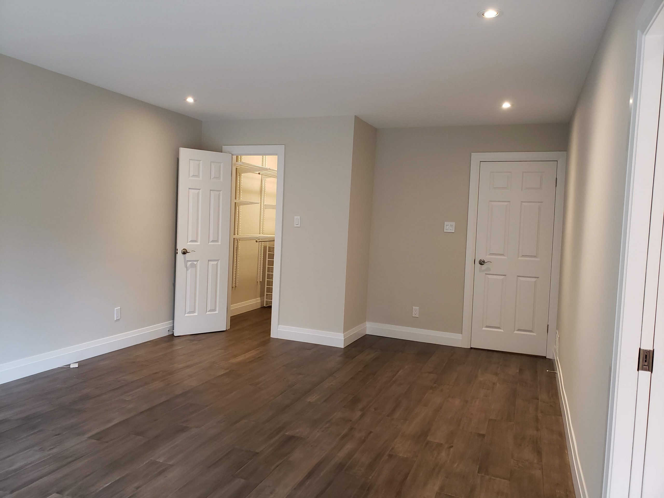 Master bedroom closet