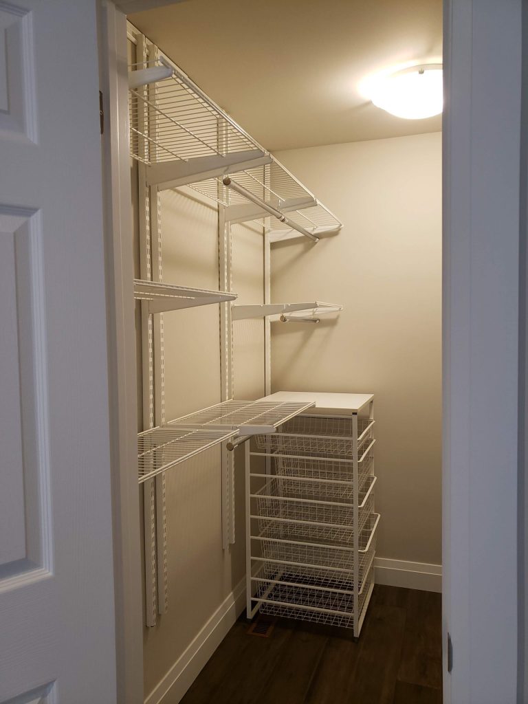 Master bedroom walk-in closet