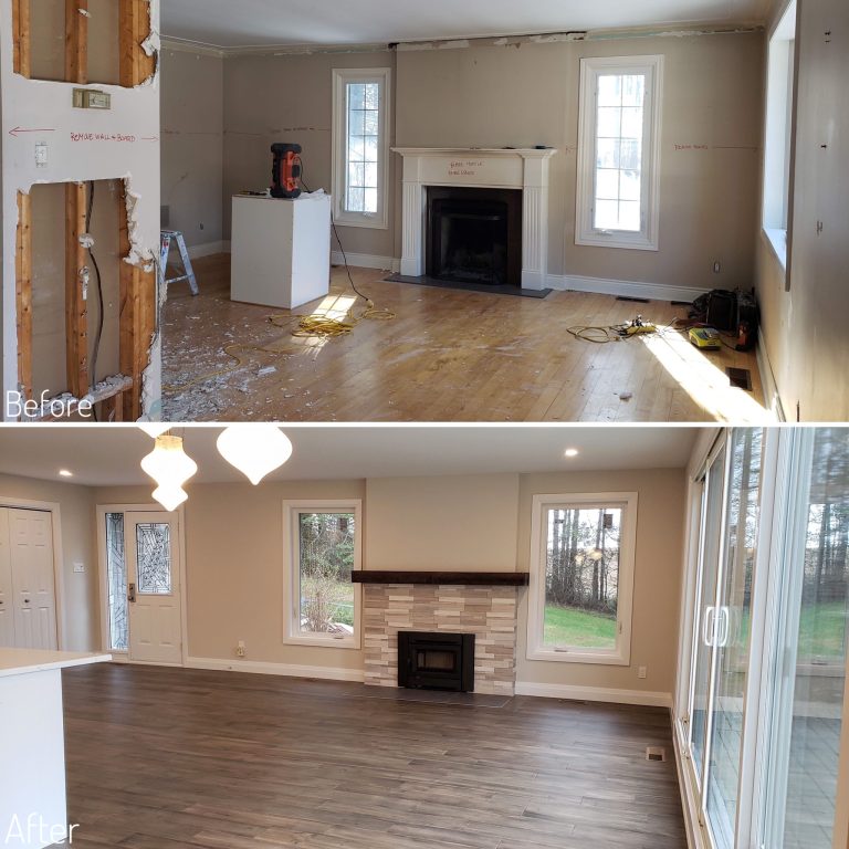 Before and After Living room