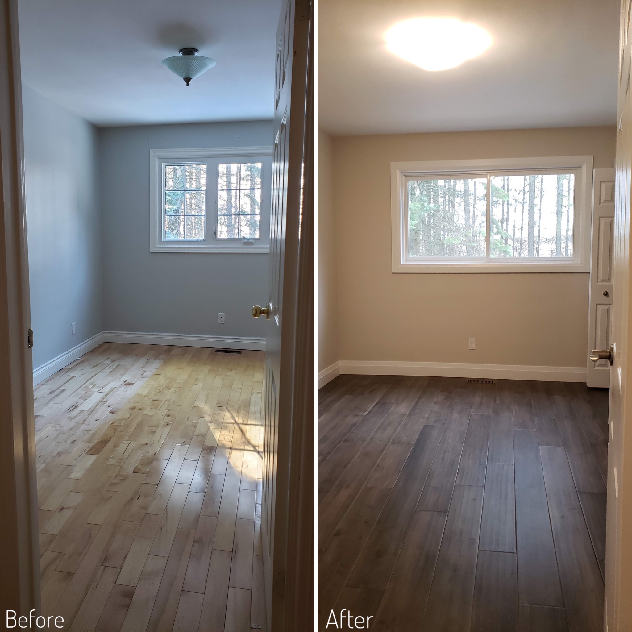 Before and After Bedroom
