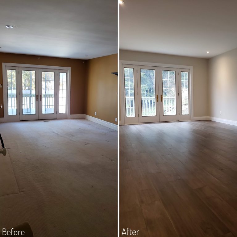 Before and After Master bedroom