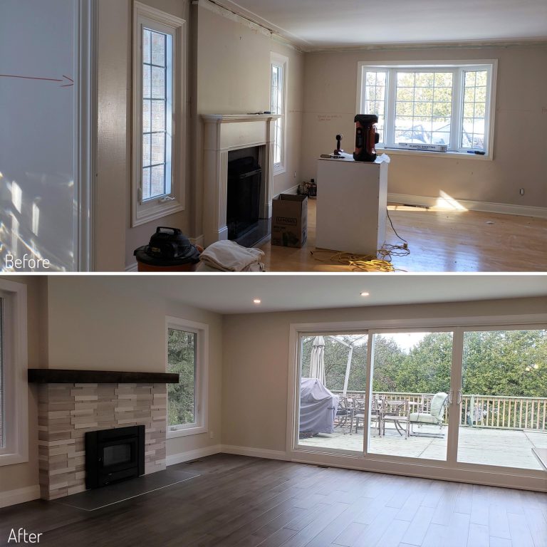 Before and After Living room