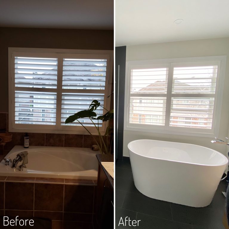 Before and After Bathtub