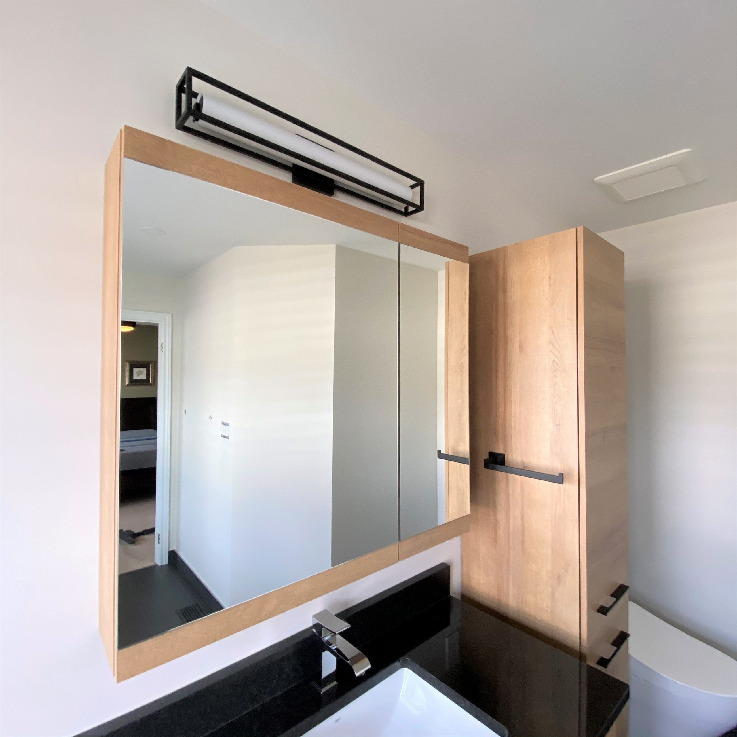 Medicine cabinet with mirror