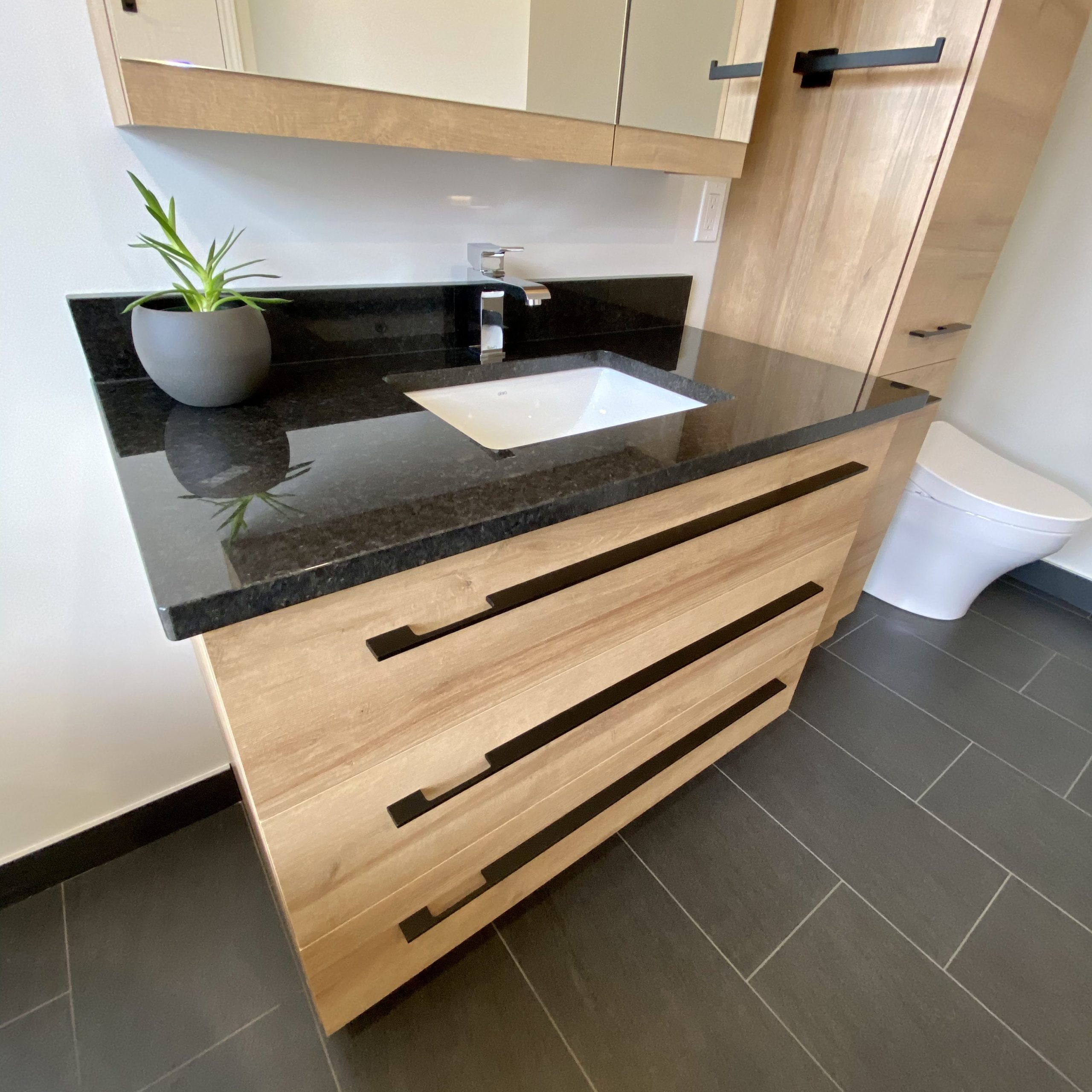 Granite black pearl countertop