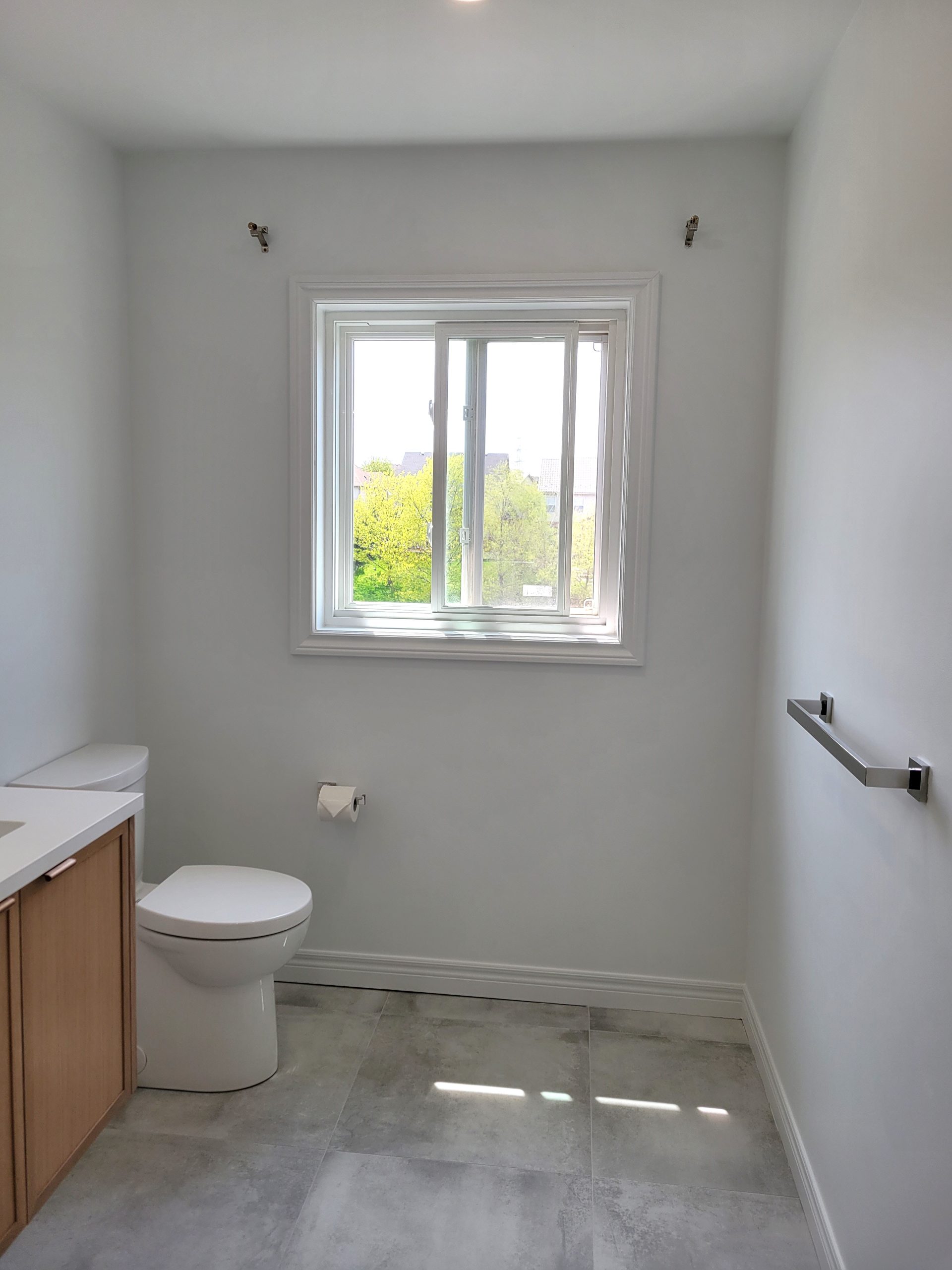 Installed new toilet